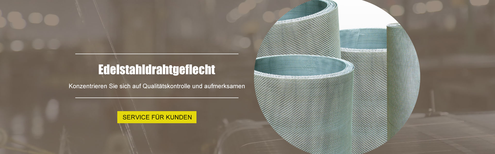 Edelstahldrahtgeflecht